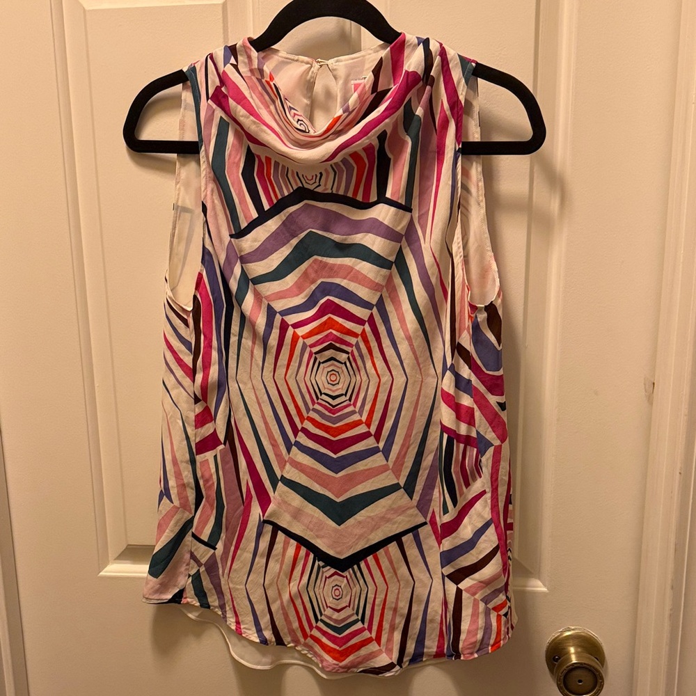 Kate Spade Vibrant Striped Sleeveless Top